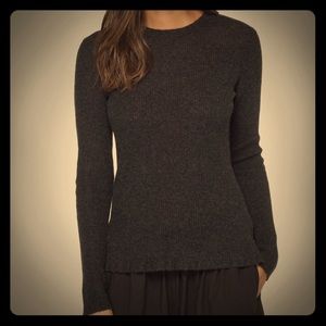 James Perse cashmere sweater in charcoal grey